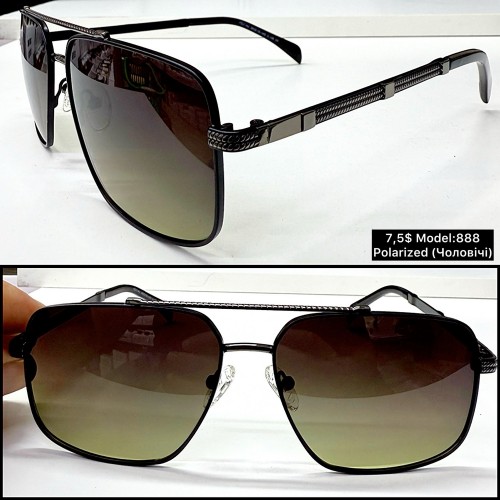 0010 Чоловічі Polarized (888) Розмір 59-15-145
